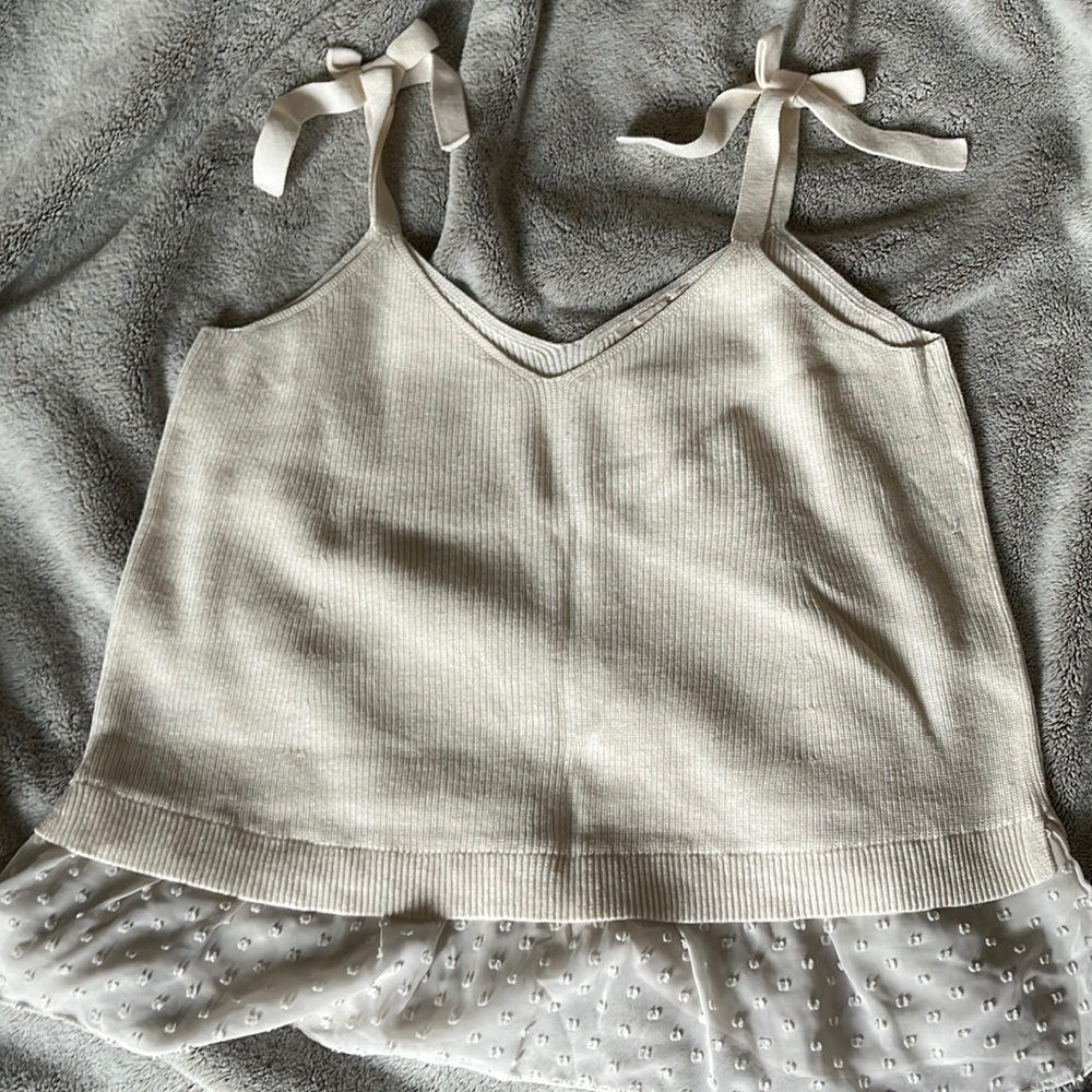 Sweater Tank Top